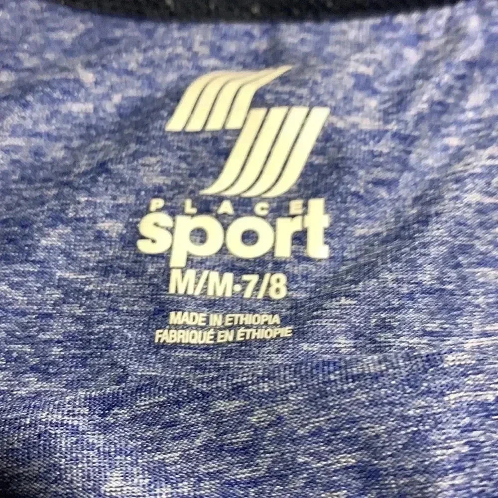 (5 for $25) sports T-shirt by Place Sport, size 7-8, EUC